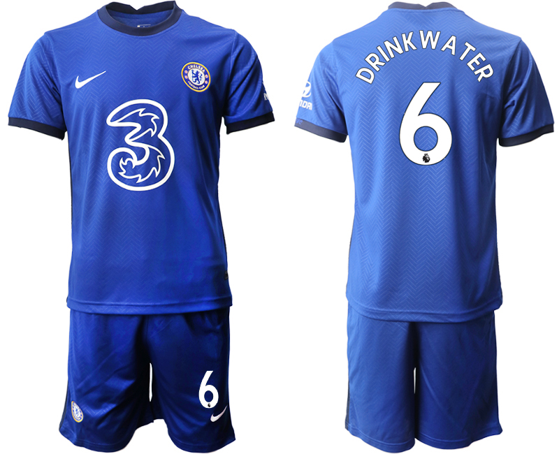 Men 2020-2021 club Chelsea home #6 blue Soccer Jerseys->chelsea jersey->Soccer Club Jersey